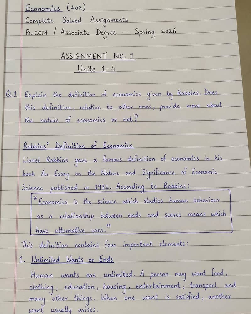 Assignment writer 1