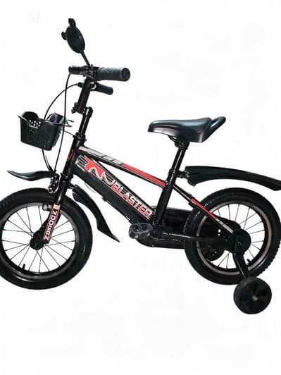 Kids Bicycle 16 inch "Blaster" with Basket, Training Wheels.