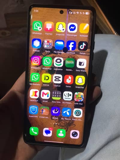 Infinix Hot 50 Pro Plus With Box Charger Panel ma Dot or line ha