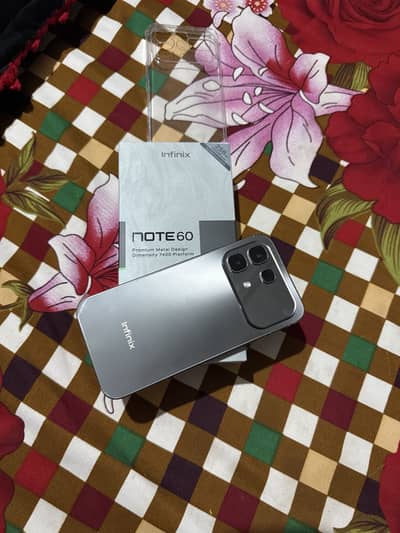 Infinix note 60 full box 10/10 zero condition