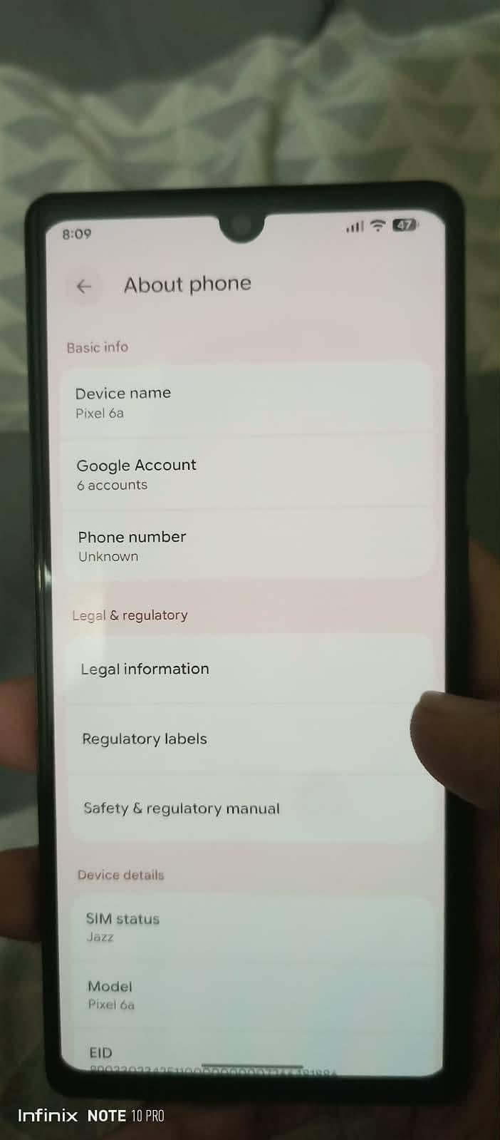 Google Pixel 6a 6