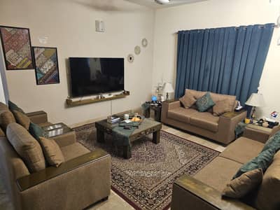 7 seater sofa set wooden center table with 2 side tables