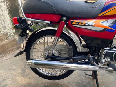 Honda CD 70 2024 Model (August) - Karachi Number - Mint Condition
