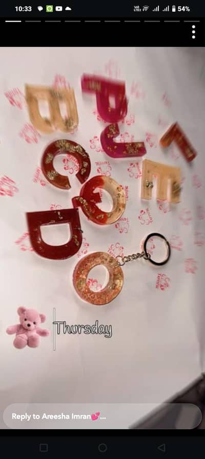 customized your resin keychain