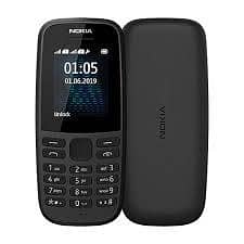 Nokia 105| Dual SIM | Black colour | Both SIMs Working life time