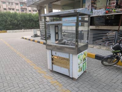Shawarma Counter / Food Cart For Sale – Stainless Steel
