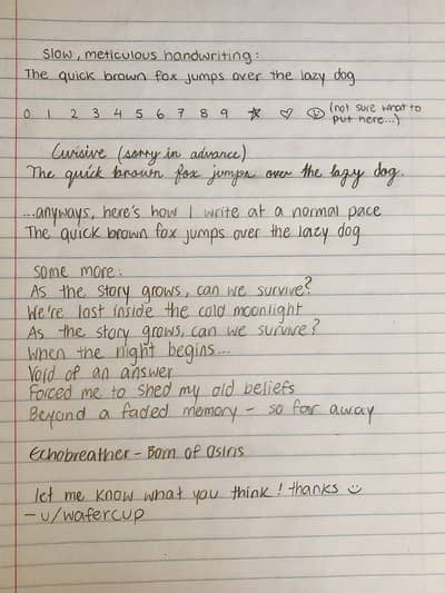 contact writer