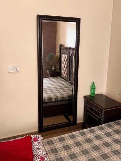 Premium Wooden Frame Full-Length Mirror - 6.5ft * 2.5ft