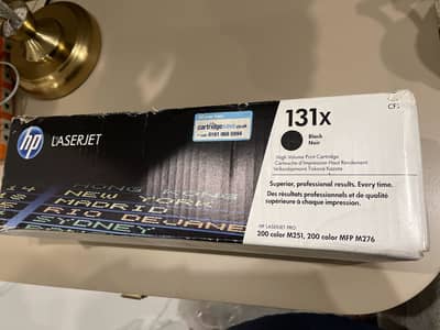 HP 131X High Yield Black Original Laser Jet Toner Cartridge, CF210X