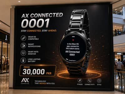 Armani exchange wear os A/X connected