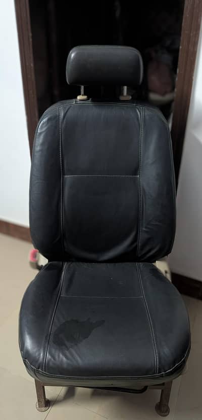 Car seat modified for office and gaming
