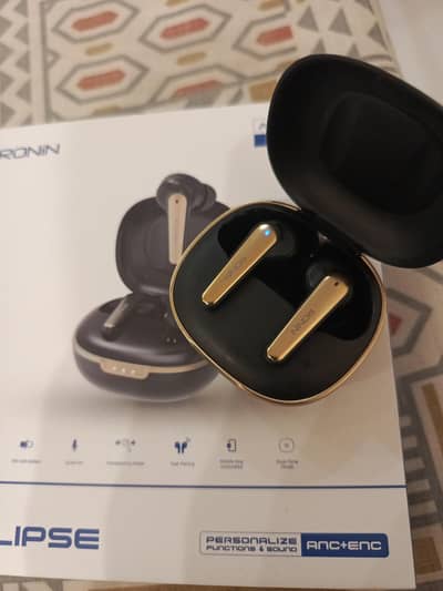 Ronin Eclipse (R-7065) ANC Wireless Airbuds - Like New (Complete Box)