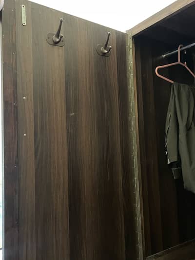 2 Door Wooden Wardrobe – Good Condition