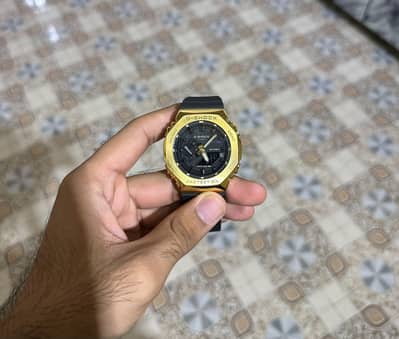 Casio G-Shock GM-2100 Gold and Black Watch