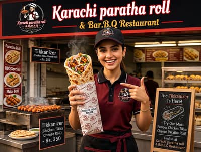 Karachi paratha roll & BBQ restaurant
