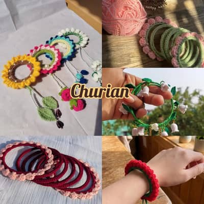 crochet bangles