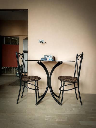 dining with 2 chairs
