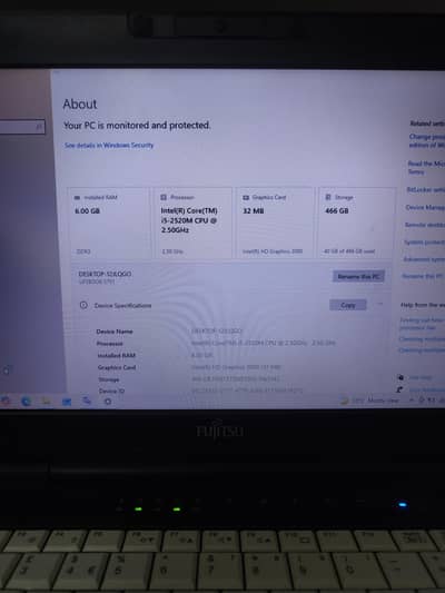 Fujitsu LIFEBOOK S751 | 6GB RAM | 500GB HDD | Fresh Windows 10
