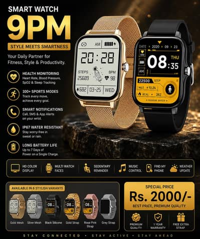 ⌚ Y13 Smart Watch – Style, Fitness & Smart Connectivity