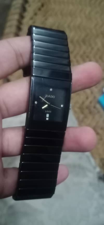 rado ceramic watch swiss made .