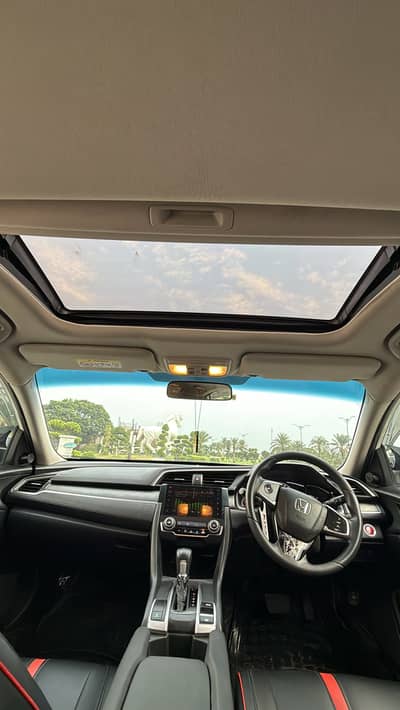Honda civic 2018 red meter
