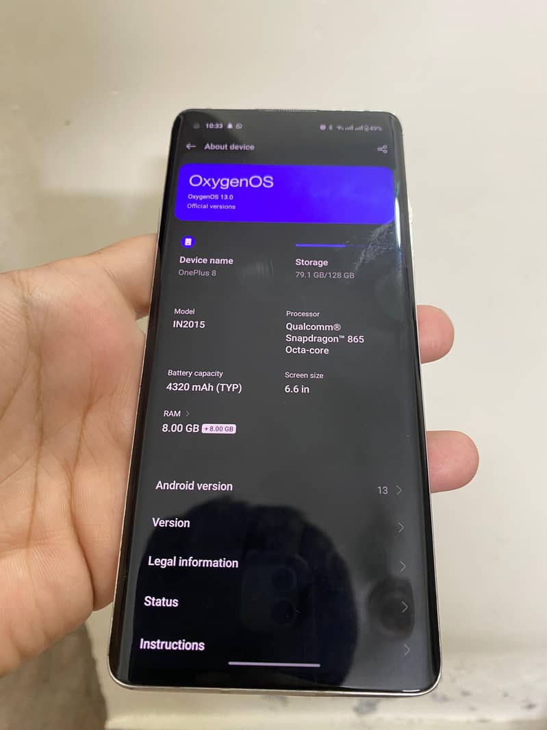 One Plus 8 10