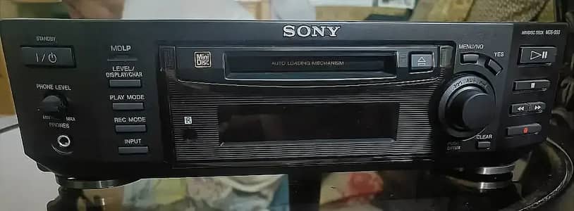 New Unused Sony Minidisc Recorder / Player MDS-S50 HiFi  Compact MD