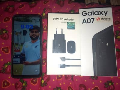 Samsung Galaxy A07 (6/128) With 10 months Warrenty