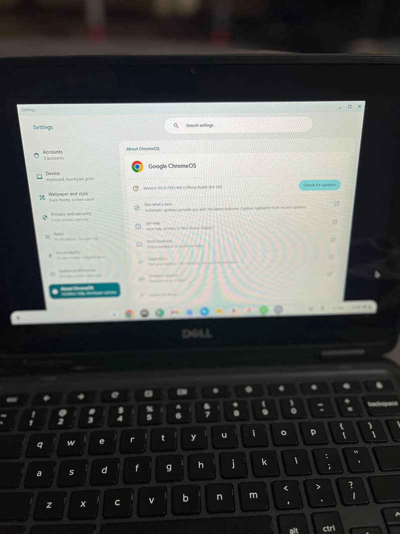 Dell chrome book 7