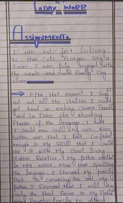 assignment writing