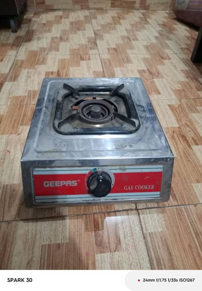 Geepas gas stove single burner Auto ignition
