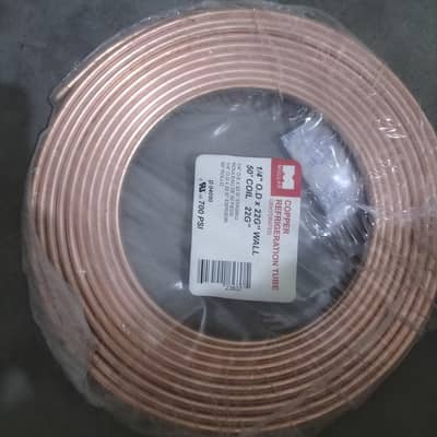 Brand New Mullar Copper Refrigeration Tune 1/4" & 1/2" - 50ft Coil