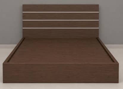 wooden bed and mattress for sell