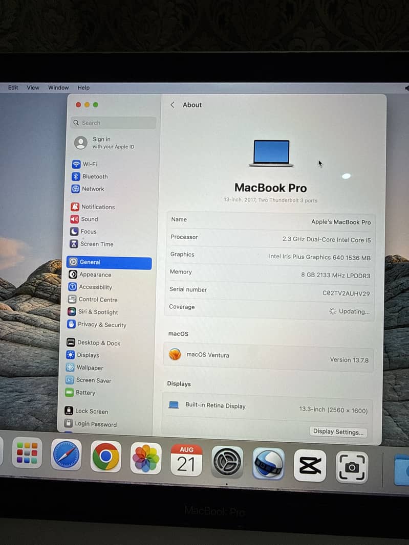 MacBook pro 2017 2