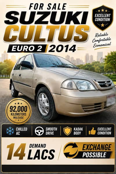 Suzuki Cultus VXR 2014 for sale