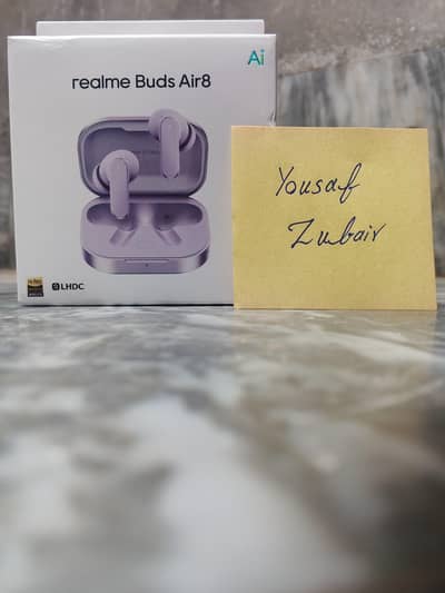 Realme Buds Air 8 Premium TWS Earbuds (Open Box / Brand New)