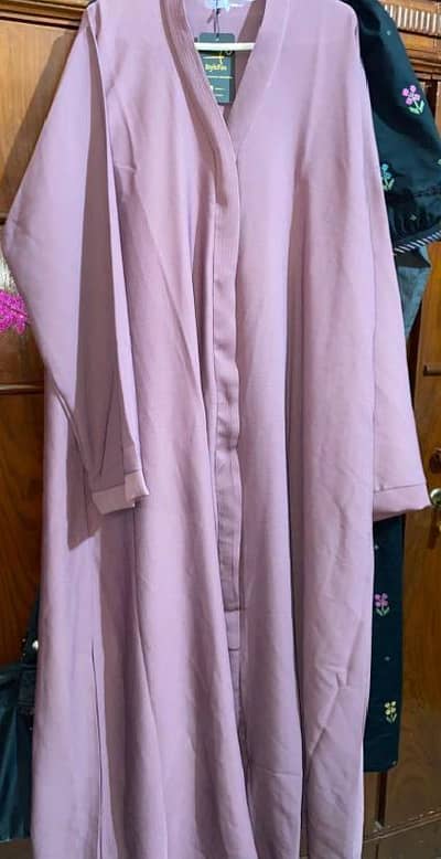 Branded Plum Abaya