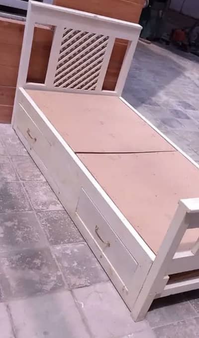 Solid Diyar wood beds without mattress