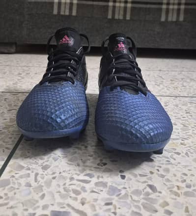 Adidas ace 1.3 original black, blue and pink football boots