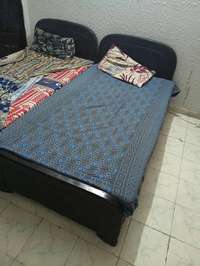 Single Bed with Mattress - Excellent Condition, Solid Wood