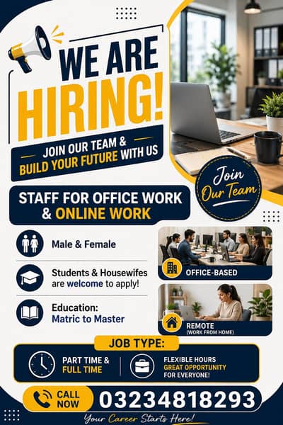 Hiring both male and female