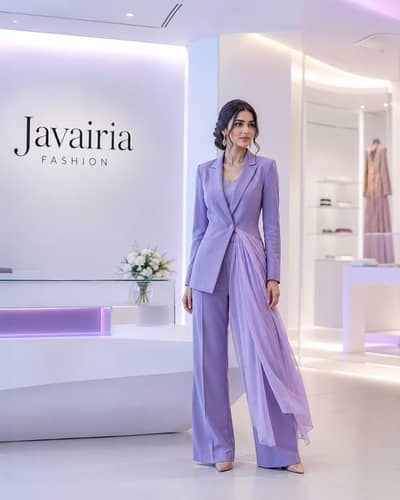 Premium Lavender 2-Piece Women’s Suit | Javairia Fashion