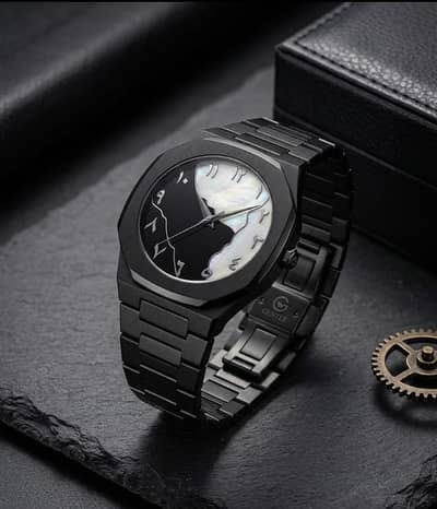 Men's Carbon Fiber Analog Watch | Black Strap | Premium Stylish Watch