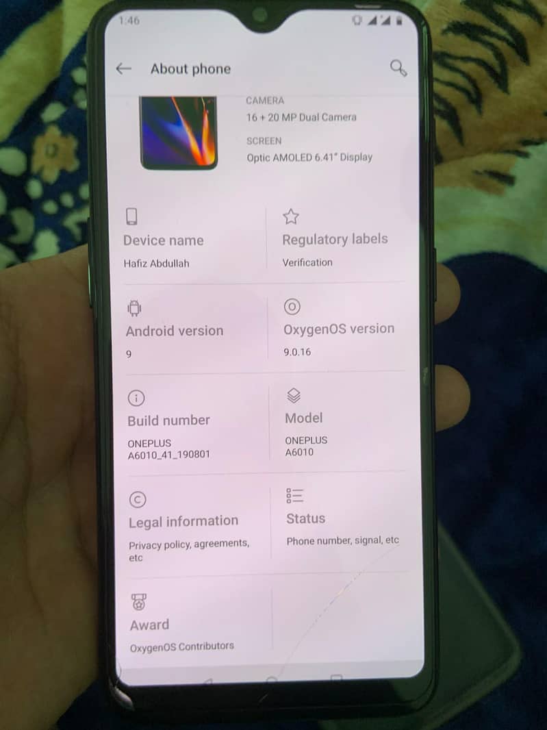One Plus a6010 4
