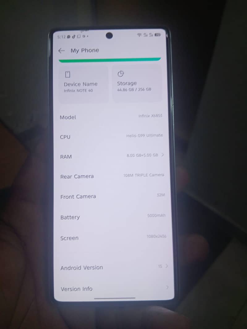 Infinix Note 40 6