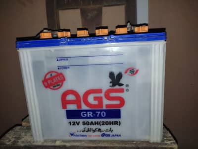 12 Volt. 50 AH  09 Plates AGS Battery