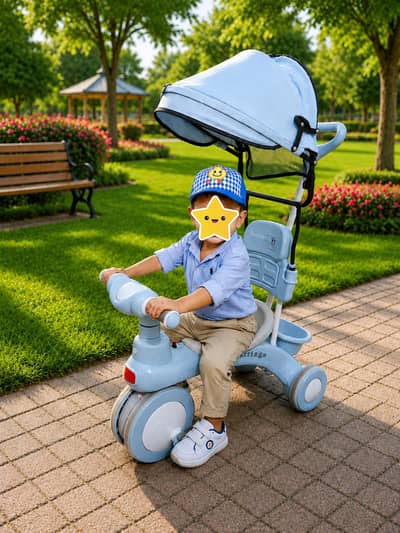 Turkey Imported 2-in-1 Premium Stroller Cycle