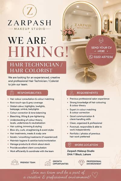 Hair technician / Hair colorist