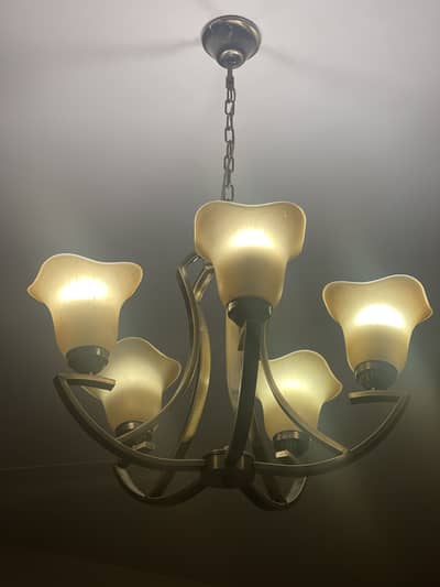 1 Chandelier and 3 wall lights