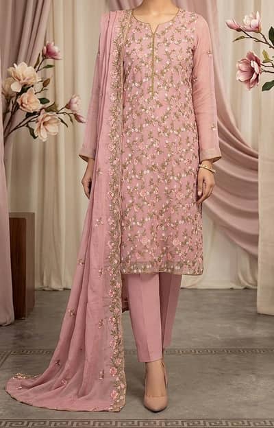 Ladies 3-piece suit(stitched)